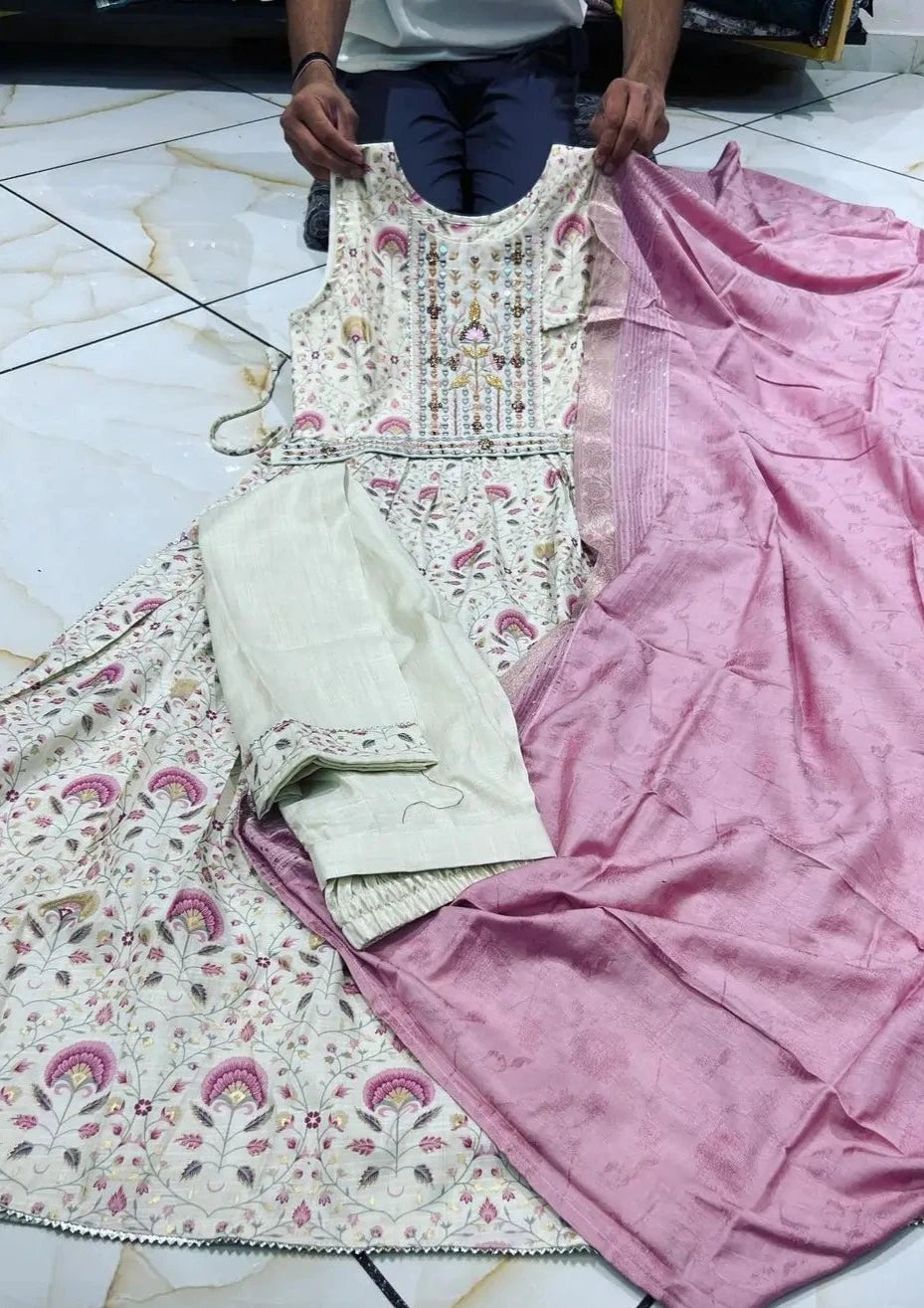 NYRA-CUT PINK KURTI