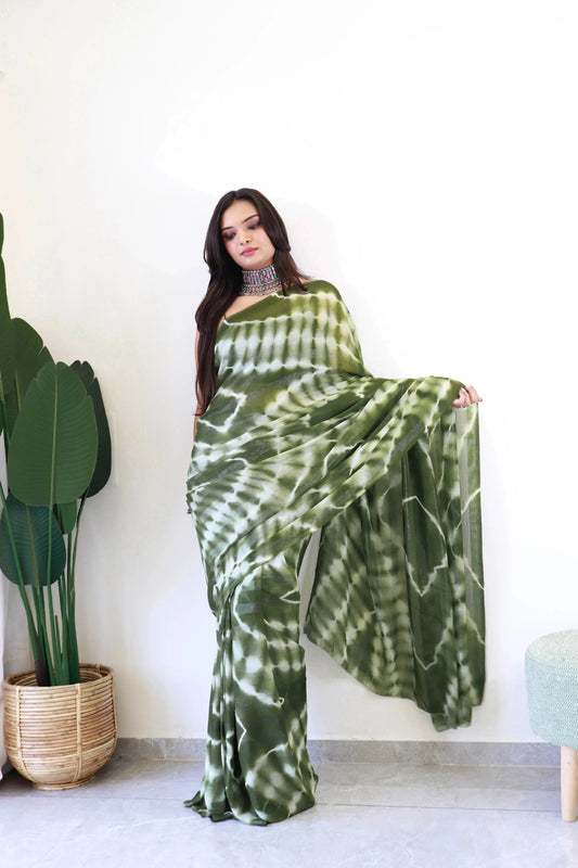 PATTU GREEN SAREE