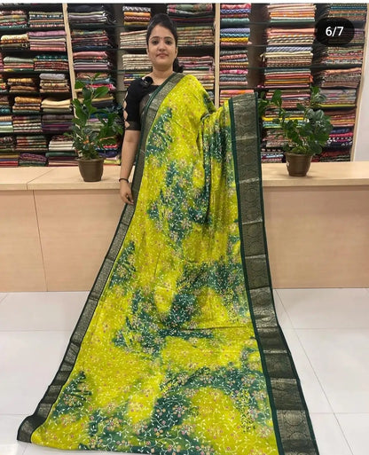DOLA SILK JACQUARD BORDER