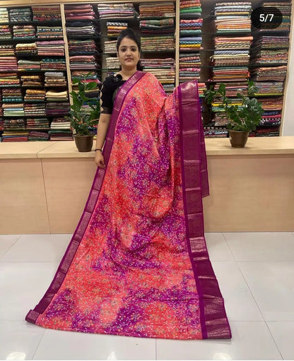 DOLA SILK JACQUARD BORDER