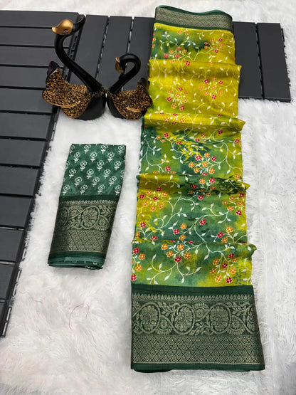 DOLA SILK JACQUARD BORDER