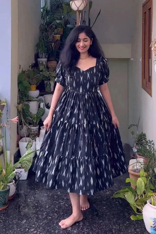 SNEHA IKKAT FROCK