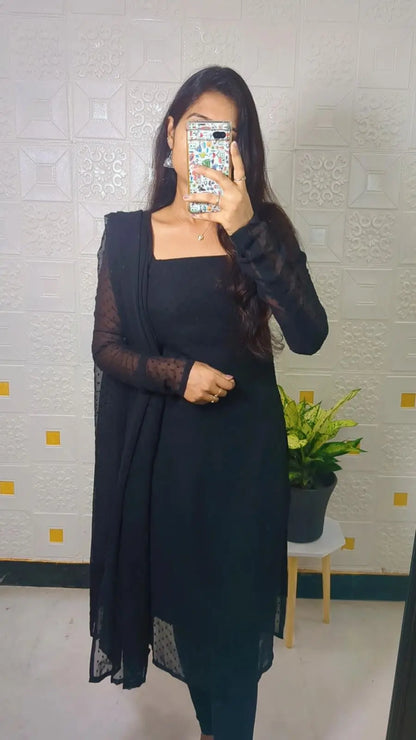 BUTTI KURTI- DUPPATA SET