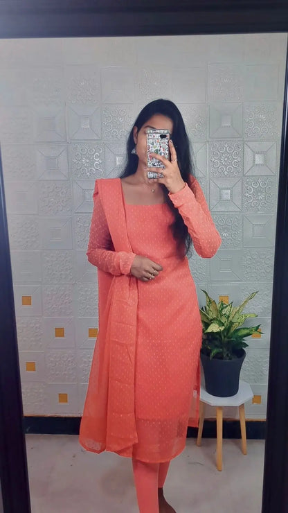 BUTTI KURTI- DUPPATA SET
