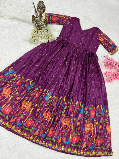 KALAMKARI GOWN