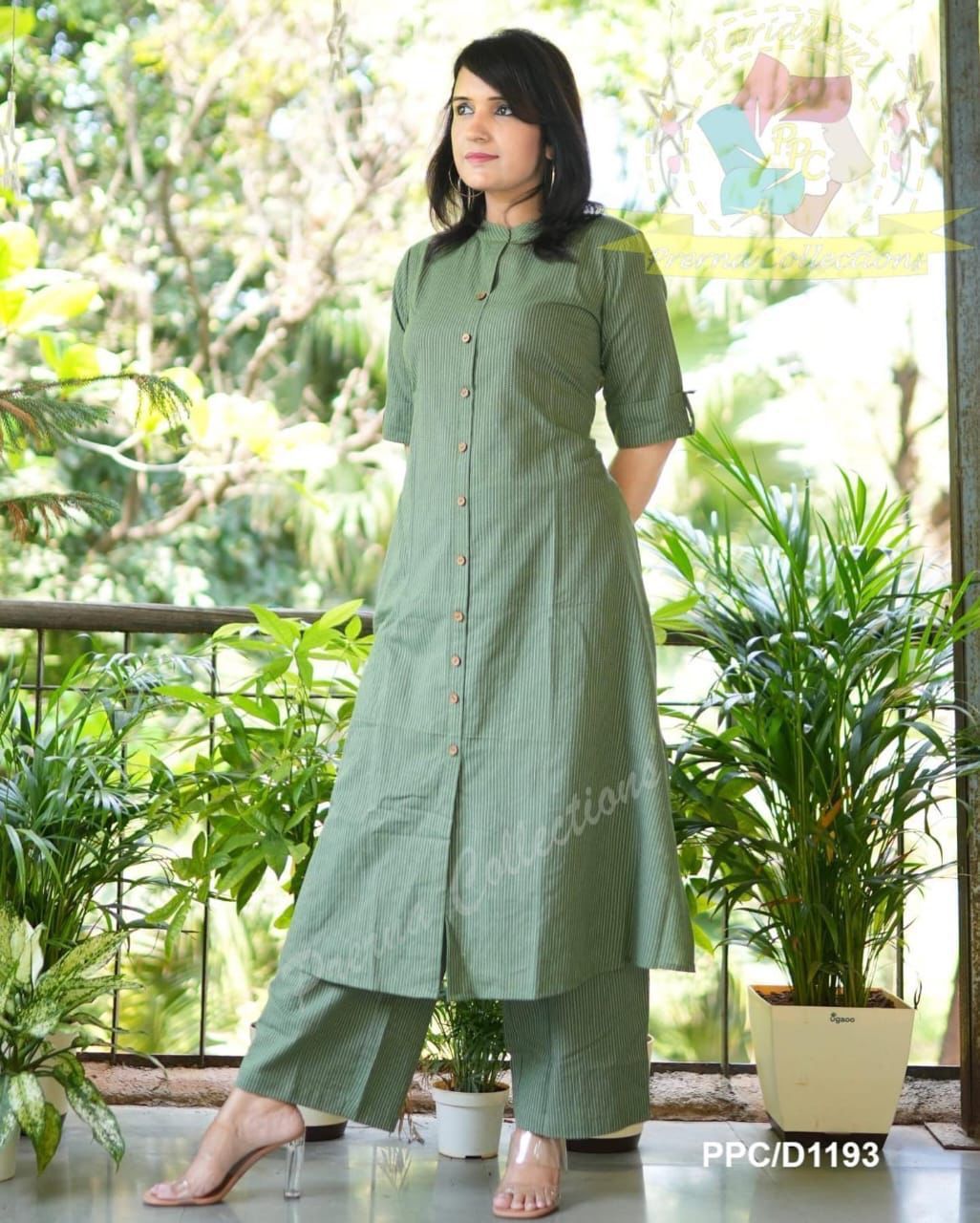 PURE COTTON KURTA-PLAZO SET