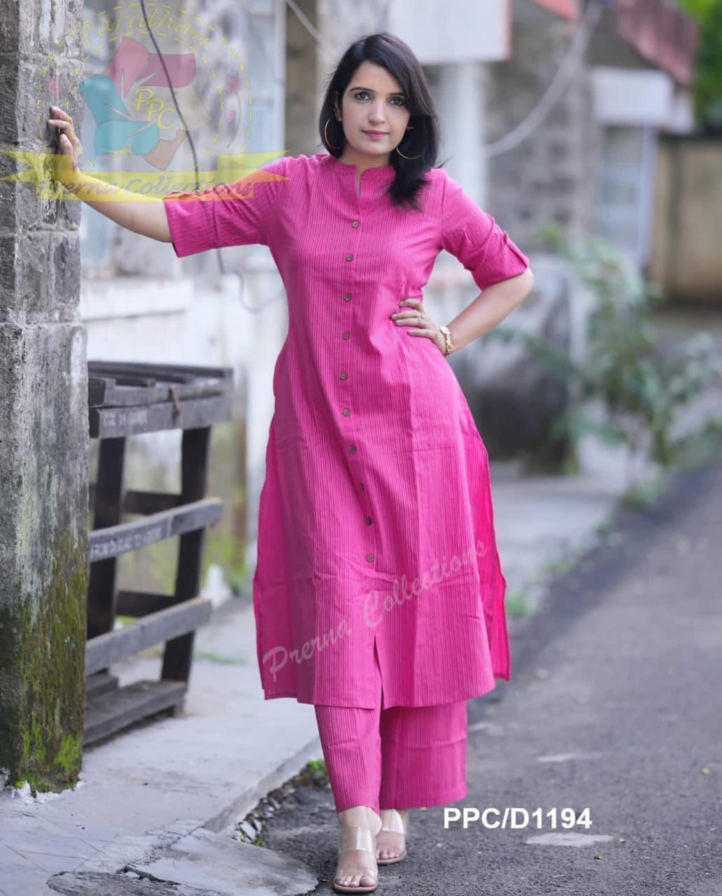 PURE COTTON KURTA-PLAZO SET